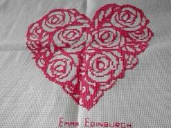 Cross stitch square for Jasmin C's quilt