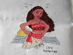 Cross stitch square for Phoebe C's quilt