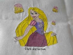 Cross stitch square for Phoebe C's quilt