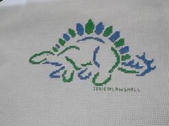 Cross stitch square for Grayson's quilt