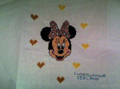 Cross stitch square for Zoe C's quilt