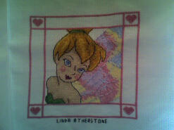 Cross stitch square for Zoe C's quilt