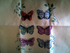 Cross stitch square for Sophia C's quilt