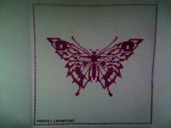 Cross stitch square for Sophia C's quilt