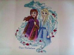 Cross stitch square for Amelia-Rose's quilt