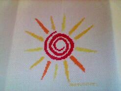 Cross stitch square for Jonathan J's quilt