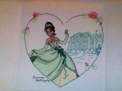 Cross stitch square for Maisie P's quilt