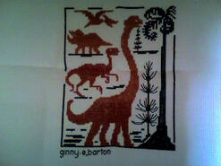 Cross stitch square for Alexander C's quilt