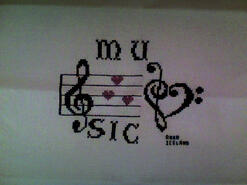 Cross stitch square for Tegan E's quilt