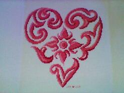 Cross stitch square for Jasmin C's quilt