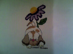 Cross stitch square for Olivia G's quilt
