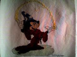 Cross stitch square for Toby P's quilt