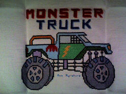 Cross stitch square for Arran P's quilt
