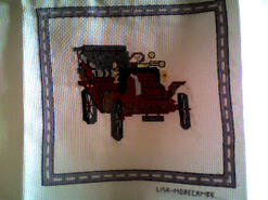 Cross stitch square for Arran P's quilt