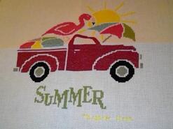 Cross stitch square for Jonathan P's quilt