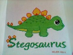 Cross stitch square for Elijah T's quilt
