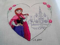 Cross stitch square for Kayla B's quilt