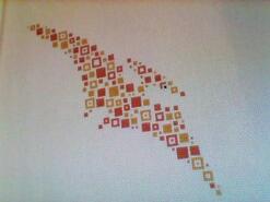 Cross stitch square for Elijah T's quilt