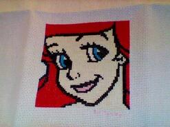 Cross stitch square for Rosie D's quilt