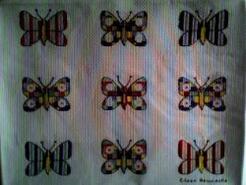Cross stitch square for Scarlett-May's quilt