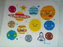 Cross stitch square for Chace B's quilt