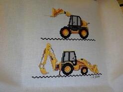 Cross stitch square for Alfie H's quilt