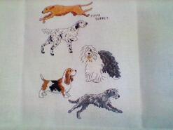 Cross stitch square for Jessie T's quilt