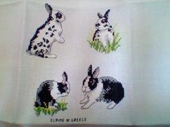 Cross stitch square for Fern H's quilt