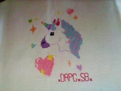 Cross stitch square for Jazmin's quilt