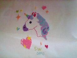 Cross stitch square for Neve T's quilt