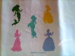 Cross stitch square for Rosie D's quilt