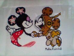 Cross stitch square for Brandon D's quilt