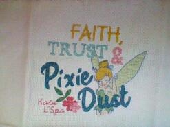 Cross stitch square for Leila-Beau's quilt
