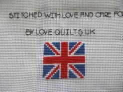 Cross stitch square for Oliver R's quilt