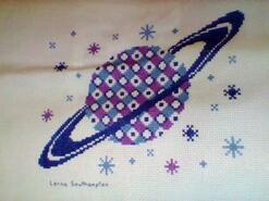Cross stitch square for Lola A's quilt
