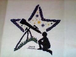 Cross stitch square for Chace B's quilt