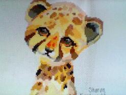 Cross stitch square for Zander's quilt