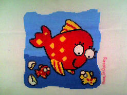 Cross stitch square for Wesley R's quilt