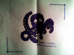 Cross stitch square for Wesley R's quilt