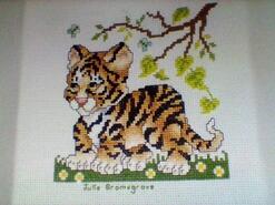 Cross stitch square for Zander's quilt