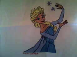 Cross stitch square for Anais S's quilt