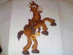 Cross stitch square for Rory T's quilt