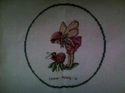Cross stitch square for Eva R's quilt