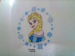 Cross stitch square for Dottie J's quilt