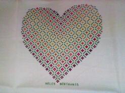 Cross stitch square for Penny T's quilt