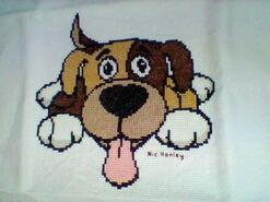 Cross stitch square for Jacob C's quilt