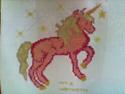Cross stitch square for Shifa T's quilt