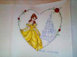 Cross stitch square for Lillie D's quilt