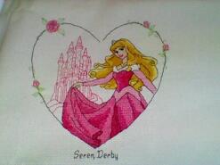 Cross stitch square for Dottie J's quilt