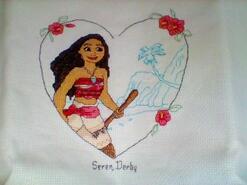 Cross stitch square for Dottie J's quilt
